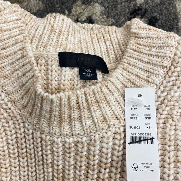 J. Crew Marled cotton-blend crewneck sweater - Picture 6 of 7